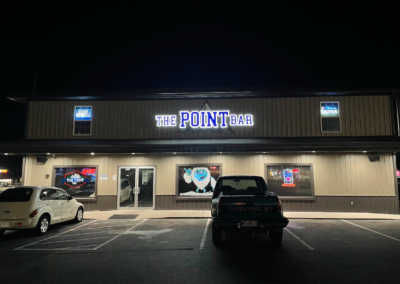 The Point Bar Night Bahr Signs